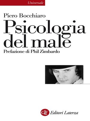 cover image of Psicologia del male